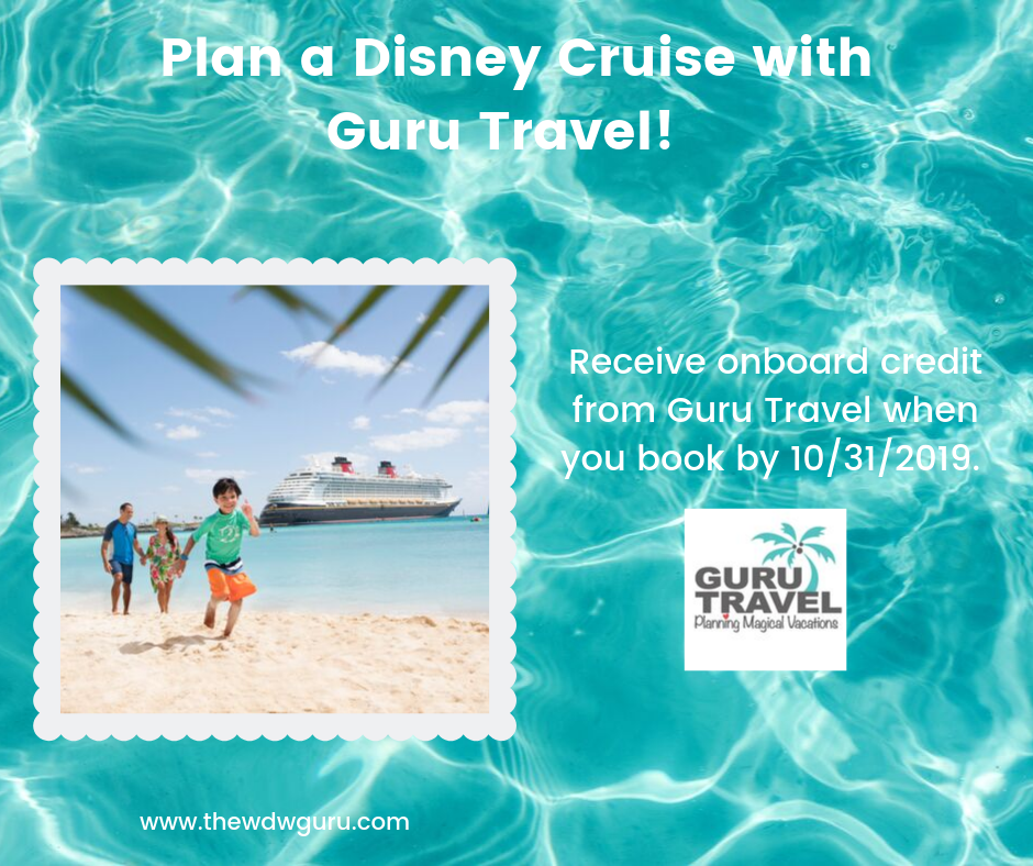 Disney Cruise Line Onboard Credit Offer Guru Travel