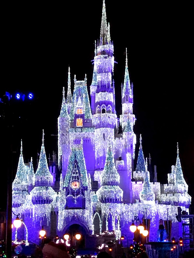 holiday castle lights
