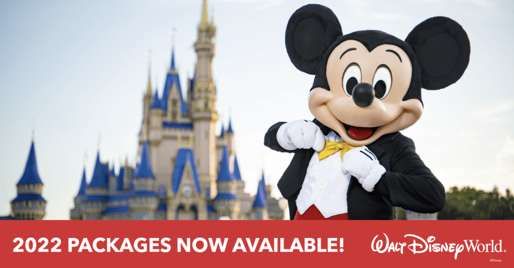 2022 Walt Disney World Resort Vacation Packages Now Available