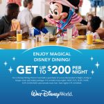 Walt Disney World® Resort Disney Dining Promo Card Package Offer