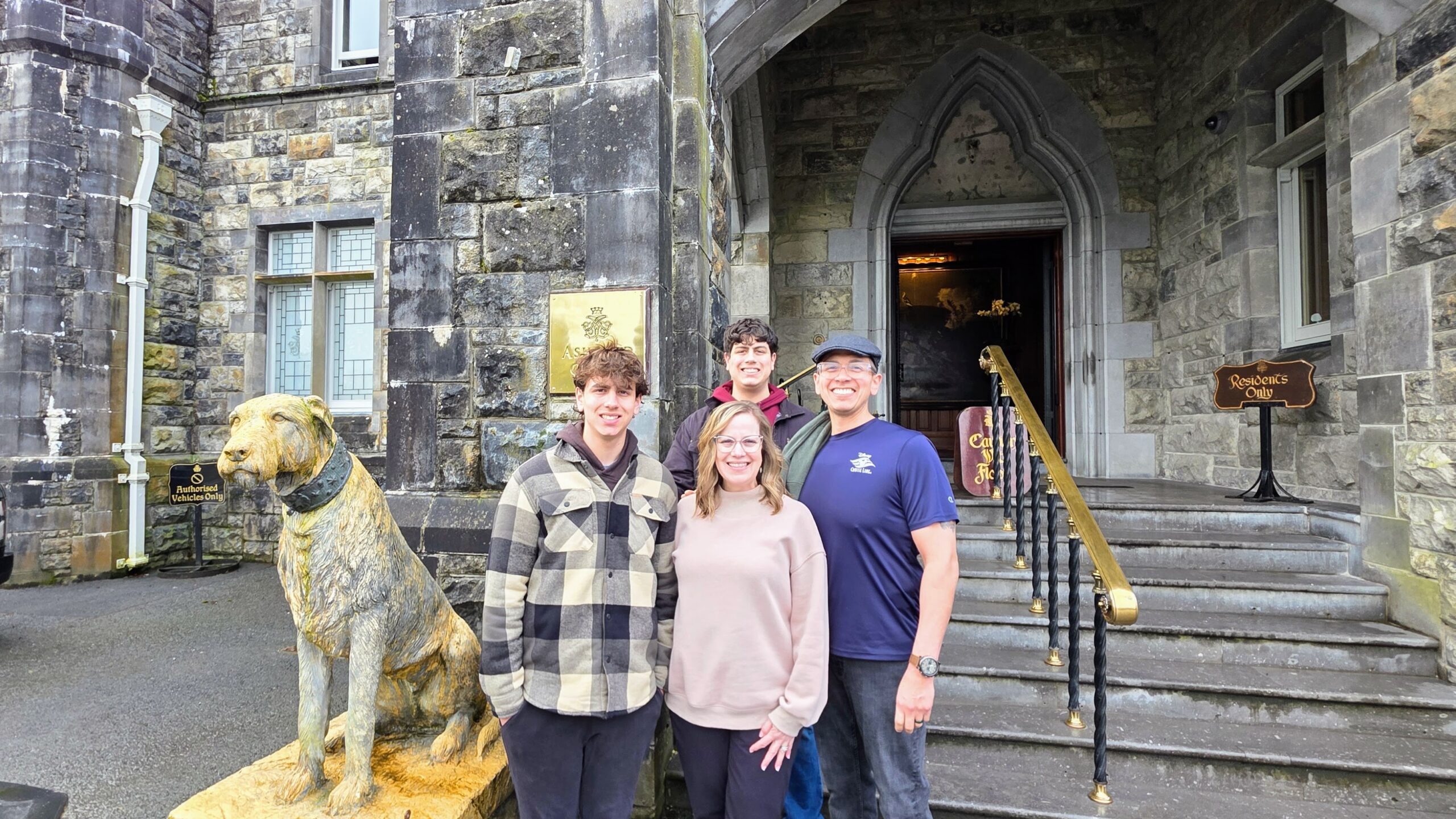 The grand entrance for our Ashford Castle Review