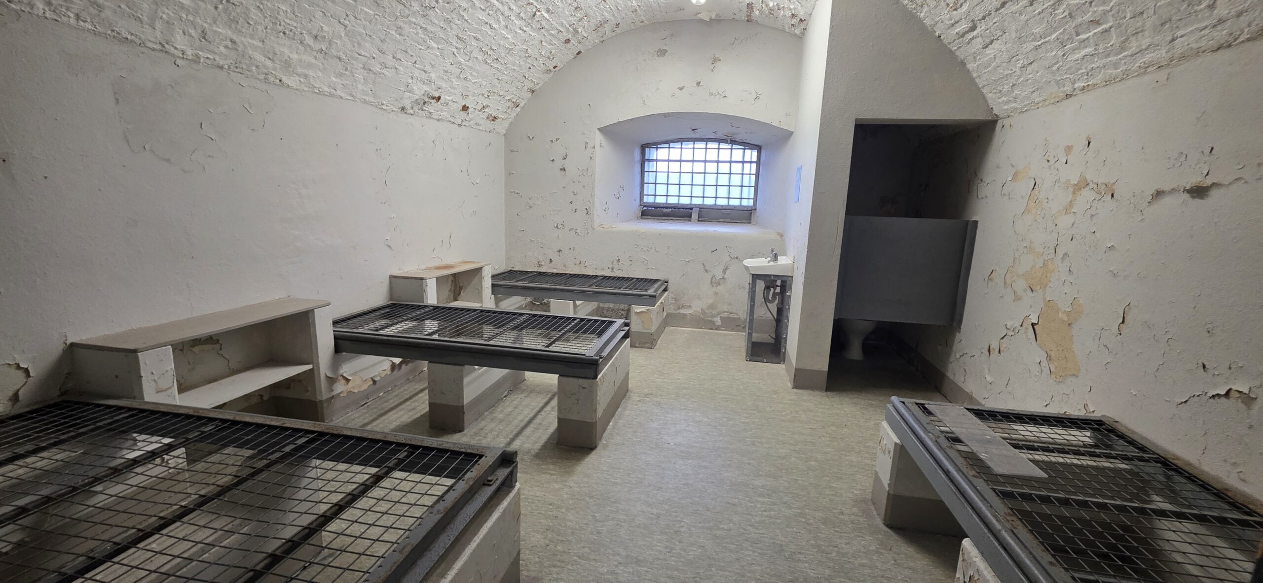 Victorian prison cells and the star-shaped fortress at Spike Island, known as Ireland's Alcatraz.