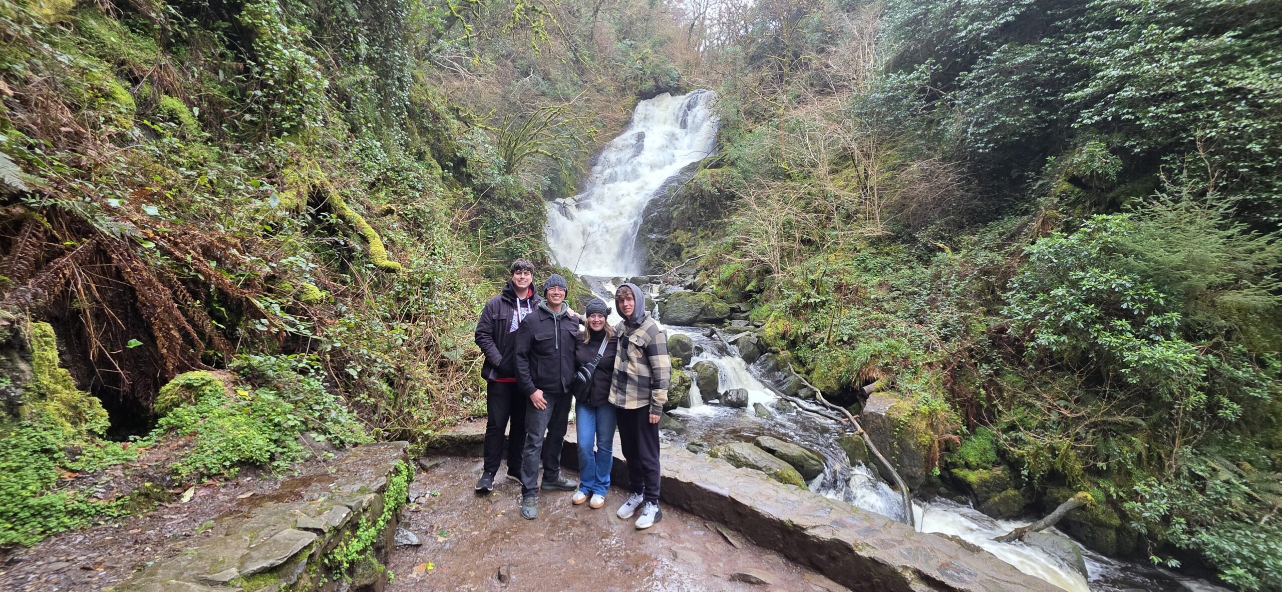 Driving the Ring of Kerry Torc Waterfall